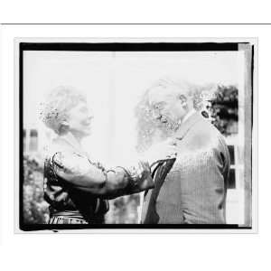 Historic Print (L): Mr. & Mrs. Warren G. Harding:  Home 