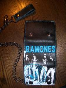 NICE Ramones Blue Logo Chain Wallet New Hot Topic  