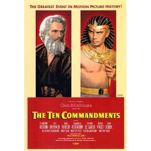 The Ten Commandments (1956) 27 x 40 Movie Poster Style A:  