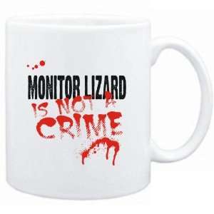  Mug White  Being a  Monitor Lizard is not a crime 