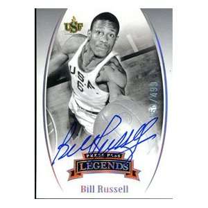  Bill Russell Autographed 2007 Press Pass Card: Sports 