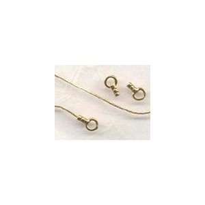  Vermeil style Crimp Ends for Beading Chain Arts, Crafts 