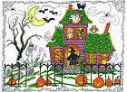Halloween House Ursula Michael Imaginating counted cross stitch 