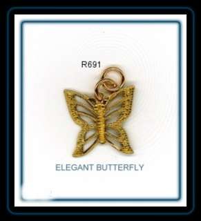 new NAIL ART DANGLE BUTTERFLY CHARM Jewelry  