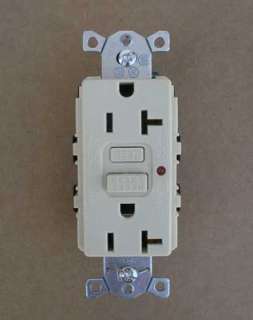 New Hubbell GF20ILA GFCI Duplex Receptacle 20 Amp 125V  