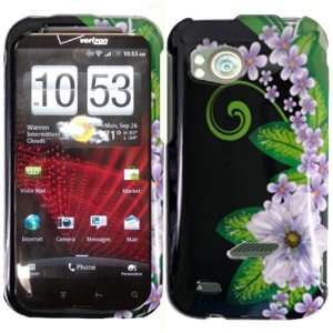  Green Flower Hard Case Cover for HTC Rezound Vigor 6425 