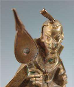   FRERES French Bronze MEPHISTOPHELES Match Holder Figural Devil  