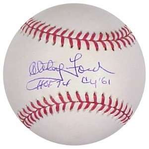  Whitey Ford Signed HOF/CY 61 Official Baseball Sports 