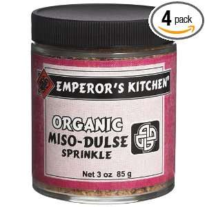 Emperors Kitchen Organic Miso Dulse (Dried Sea Vegetable) Sprinkle, 3 
