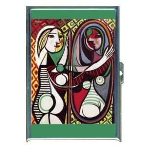 PICASSO GIRL BEFORE A MIRROR ID Holder, Cigarette Case or Wallet MADE 