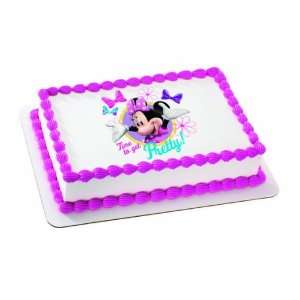 Minnie Mouse Bow tique Time to Get Pretty Personalized Edible Cake 