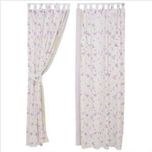 Living Textiles Baby Curtain Set (Bella Butterfly): Home 
