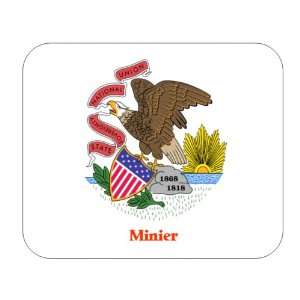  US State Flag   Minier, Illinois (IL) Mouse Pad 