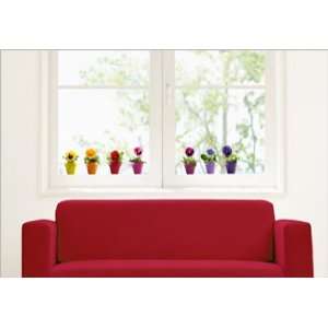 Home Stickers HOWI 1457 Pansy Window Stickers