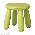 ikea mammut children s stool green new 