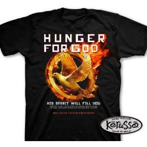  Hunger For God   Christian T Shirt