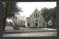 Forest City Iowa c1939 RPPC Immanuel Lutheran Church IA  