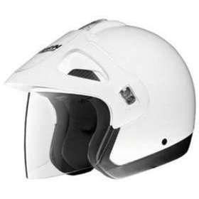  NOLAN N41 MET WHITE SM MOTORCYCLE Open Face Helmet 