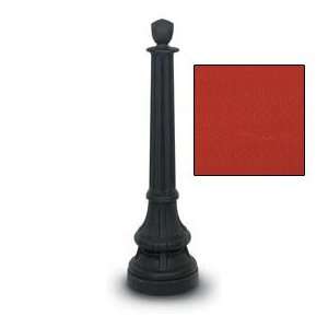  Black Formal Colonial Tape Post With 73 Red Tape And 