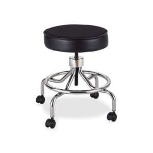 Safco Screw Lift Lab Stool with Low Base   SAF3432BL: Home 