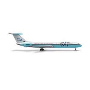   Herpa Wings SAT Sakhalin Airlines IL 62 Model Airplane Toys & Games