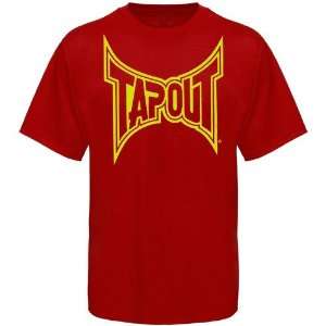  TapouT Red Gold College T shirt