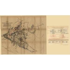  Civil War Map Illustrative map of battle grounds of August 