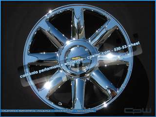 NEW 20 INCH CHROME WHEEL AND TIRE PACKAGE FOR SUBURBAN TAHOE 