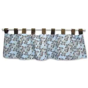  Trend Lab Willow Tab Top Window Valance, Teal: Baby