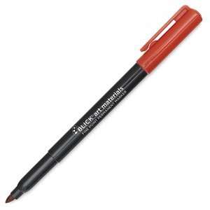  Blick Fine Point Permanent Marker   Red, Fine Point Arts 
