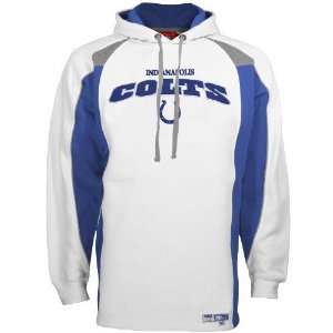  Indianapolis Colts White Roster Hoody Sweatshirt: Sports 