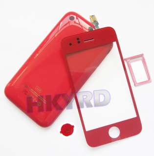   Glass digitizer&Home Button Back Cover Housing For iPhone 3GS  