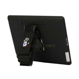   360 Full Degree Rotating Case with Hand Tether Strap for iPad 2  