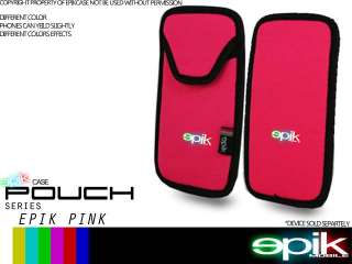 PINK Cloth Pouch Pocket Phone Case f Apple iPod Touch 4  