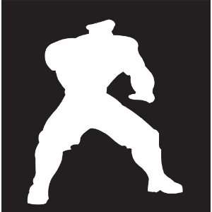  Street Fighter M. Bison Sticker Decal. Peel and Stick 
