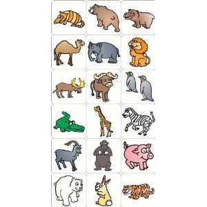   Stamp Fun Animals Set of 18 Stamps and 2 Inkers