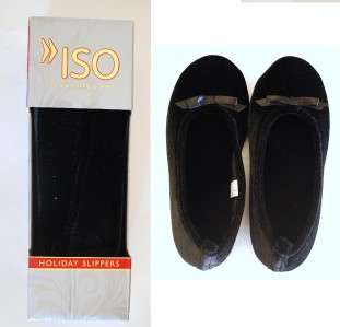 NIB ISOTONER BALLET STYLE SLIPPERS MICROTERRY S (5 6) M (6.5 7.5) L (8 