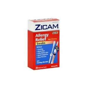  Zicam Allergy Relief Swabs Size 20 Health & Personal 