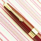 VINTAGE MABIE TODD SWAN SELF FILLING CORAL FOUNTAIN PEN PIN ON REEL