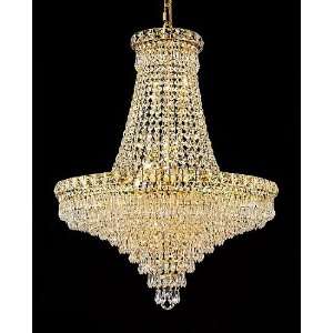 Invisible Design 21 Light 31 Chrome or Gold Chandelier Dressed with 