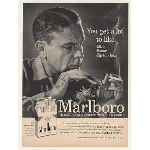  1956 Marlboro Cigarette Man Tattoo Hand Fishing Reel Print 