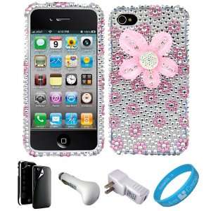 Protector Cover Case for Apple iPhone 4S and iPhone 4 + Privacy SCReen 