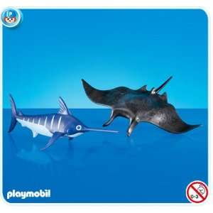  Playmobil 7434 Manta Ray / Sword fish Toys & Games