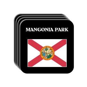  US State Flag   MANGONIA PARK, Florida (FL) Set of 4 Mini 