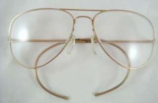 Vintage Aviator Style Bifocal Glasses Logo Paris France  