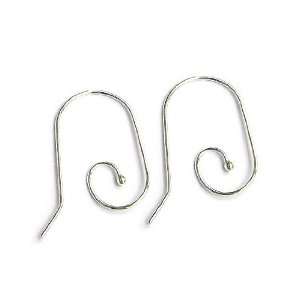   Ball End Ear Wire French Hook 23mm Arts, Crafts & Sewing