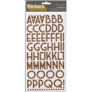  Thickers Glitter Alphabet Sticker, Wisecrack   898750 