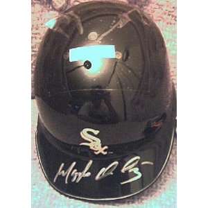 Magglio Ordonez autographed Chicago White Sox mini helmet