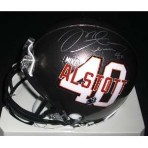  Mike Alstott Autographed Tampa Bay Bucs PLAYER Mini Helmet 