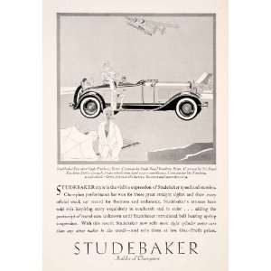  1929 Ad Antique Studebaker President Eight Roadster 
